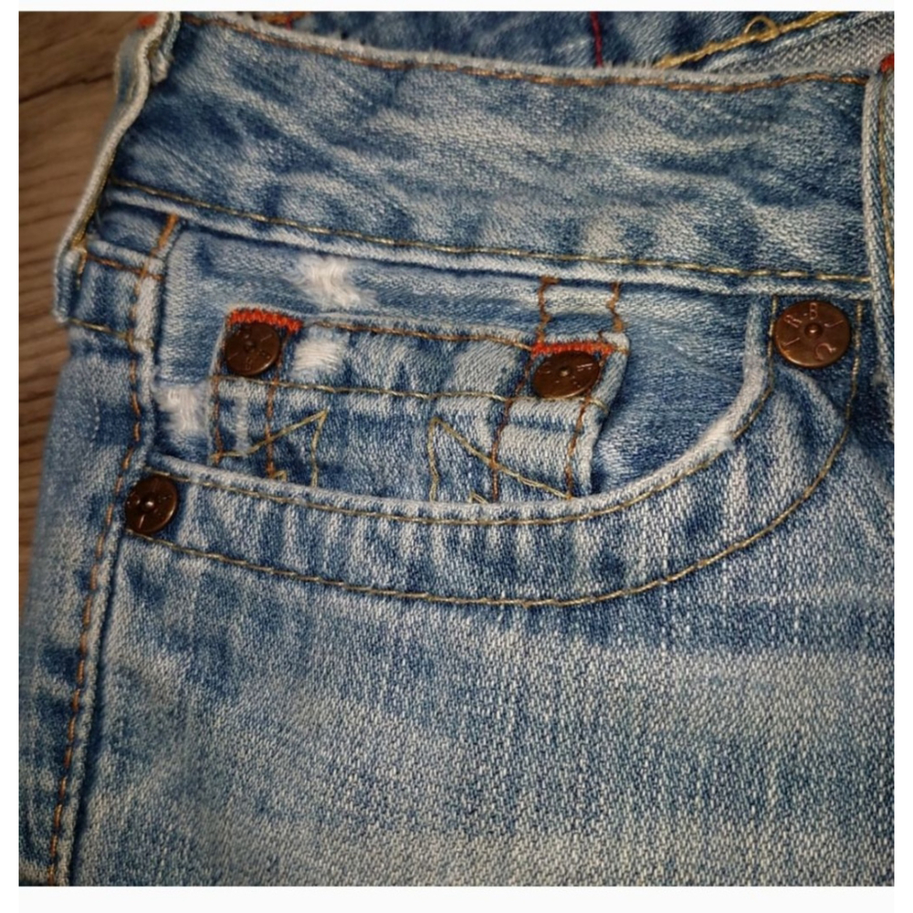 True Religion Women's Bootcut Low Rise Blue 28 Denim Jeans - Picture 3 of 13